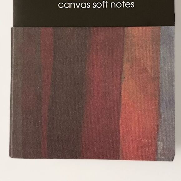 PaperLuxe Abstract Soft Canvas Soft Notes Ribbon Bookmarker Acid-Free Notebook - Picture 11 of 14